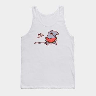 Red Cheese Tank Top